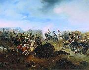 Bogdan Villevalde Battle of Grochow 1831 by Willewalde oil on canvas